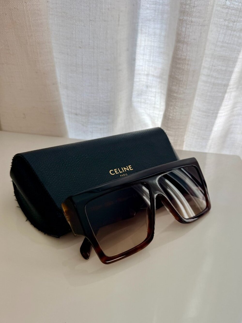 Celine 3 Dots flat-top sunglasses